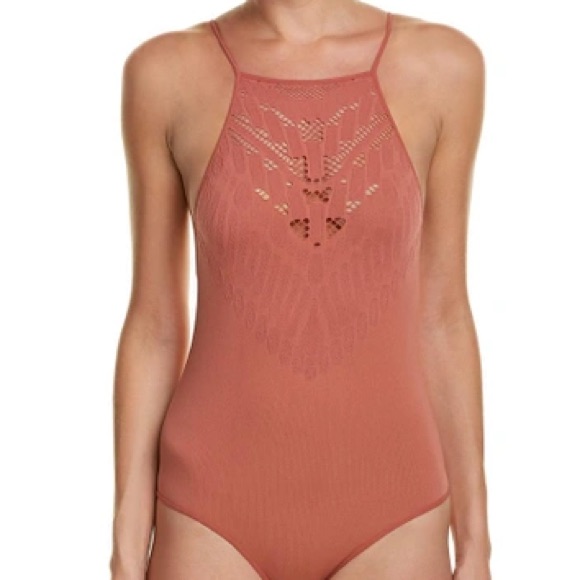 Nwot Free People Intimately Solstice Bodysuit In Black Size Xs/S
